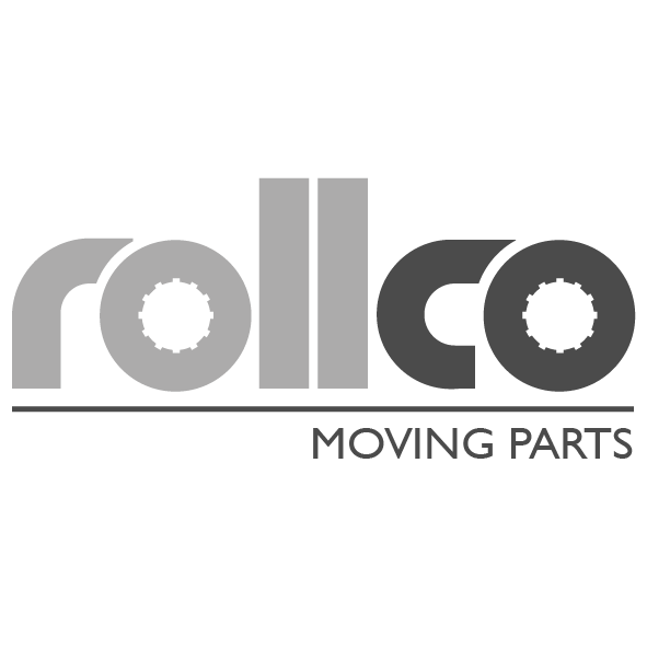 Rolling Components logo full colour and in black and white.